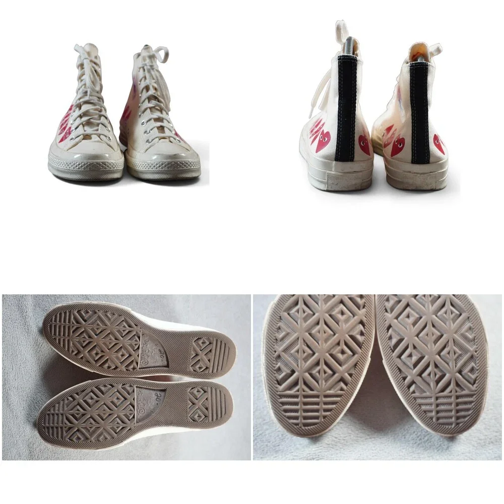 Converse Chuck Taylor All Star 70 Hi Top Comme des Garcons Play Multi Heart US 9